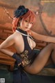 蜜汁猫裘 Cosplay 黑太子旗袍